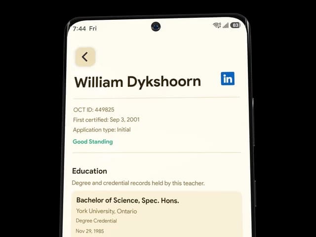 Teacher search