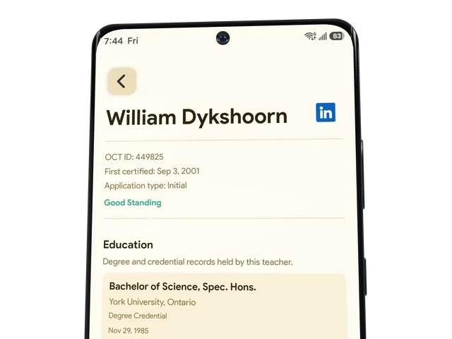 Teacher search